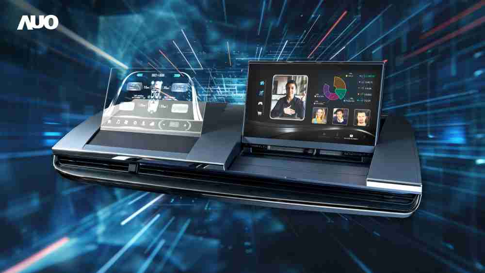 尊龙集团Micro LED Display HMI解决方案打造透明Micro LED前座仪表，，，呈现信息并保留驾驶视野开阔；亦为副驾驶座乘客打造收放自如的Micro LED屏幕，，，，在不影响显示质量的前提于显示区内建镜头，，，，让用户能与视讯对象直接眼神接触，，，，提供绝佳的双向沟通体验